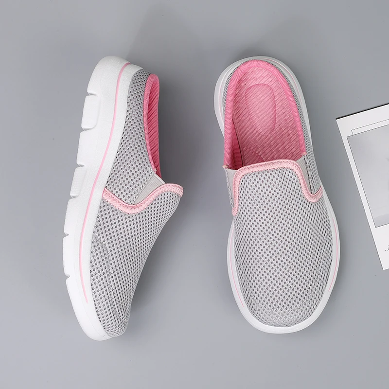 Große Größe 47 48 49 halbe Schuhe für Männer Frauen Unisex Hausschuhe Sommer lässig Mesh Slip on Schuhe Bestseller für Drops hipping – Detail 33