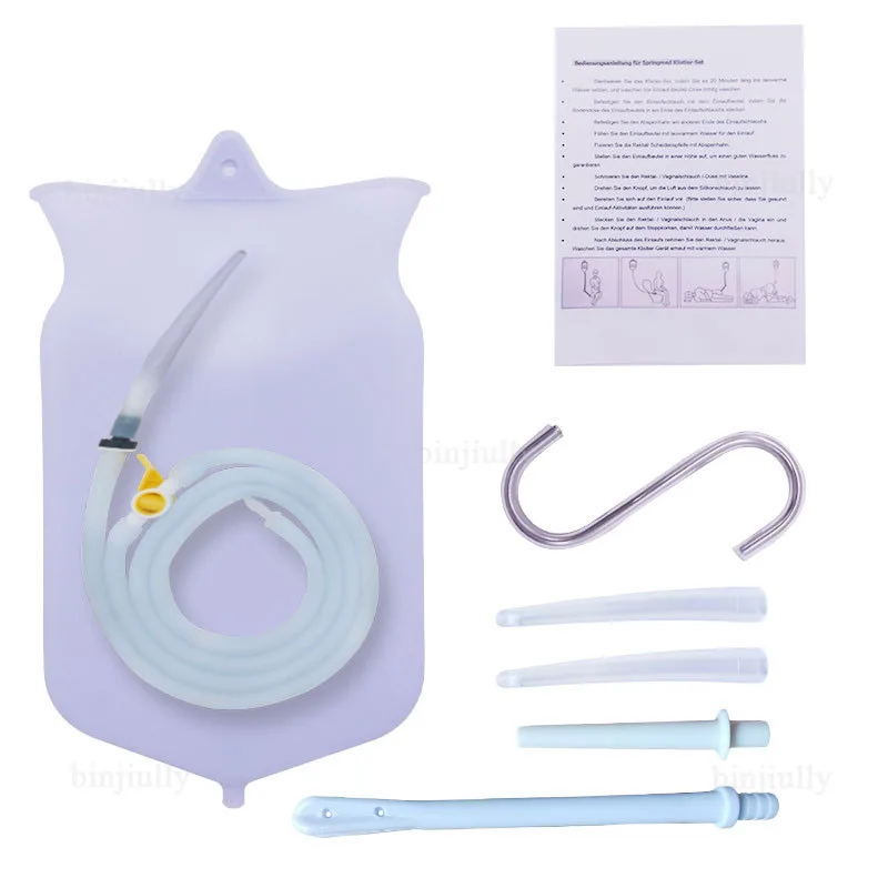 Insulated bag type enema flusher enema bag flush intestinal flush cooler coffee