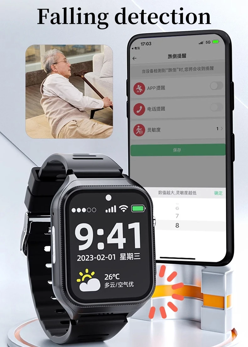 Senior Smartwatch Para Abuelos Mejor Smartwatch Para Personas - Main Image