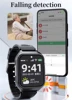 Elderly Smart Watch For Senior Falling Detection 4G Sim Card SOS Phone Call GPS Positioning Vibration Remind Footprint HRBP GS17 2