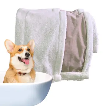 Waterproof Dog Blanket Double Layer Thick Warm Small Cat Blanket Washable Soft Plush Reversible Throw Furniture Protector 1