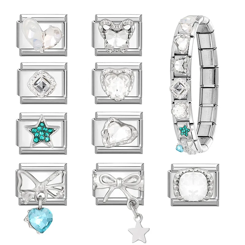 Y2K Necklace Link Charm DIY Jewelry