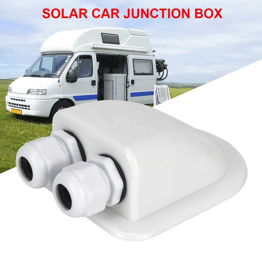Solar Junction Box Wire Entry Gland Box Caravan Solar Car Junction Box