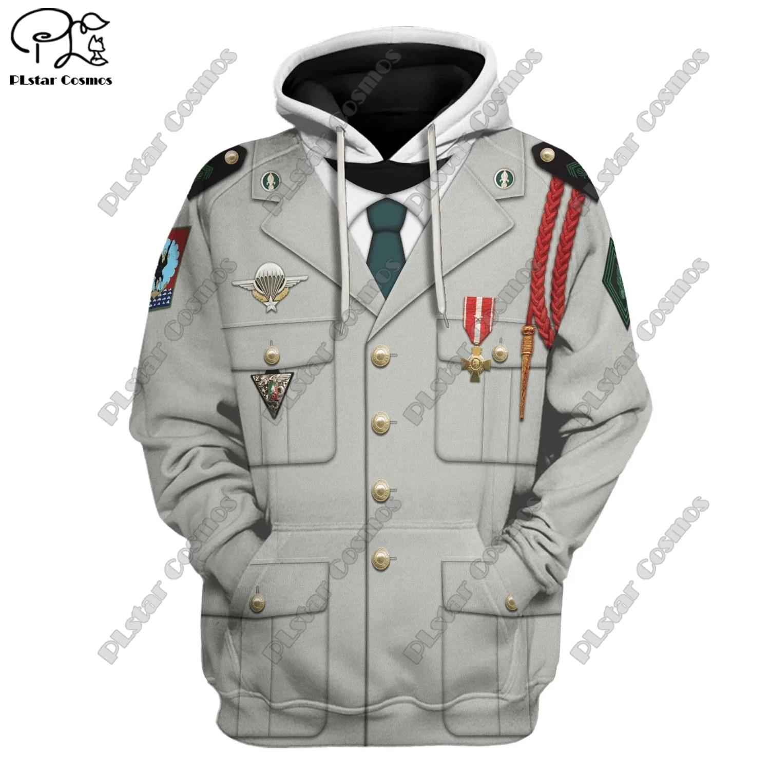 Infantry French Noble Soldier Uniform 3D Printed Hoodie Street Women Men's Pullover/Sweatshirt/Zip Hoodie A9