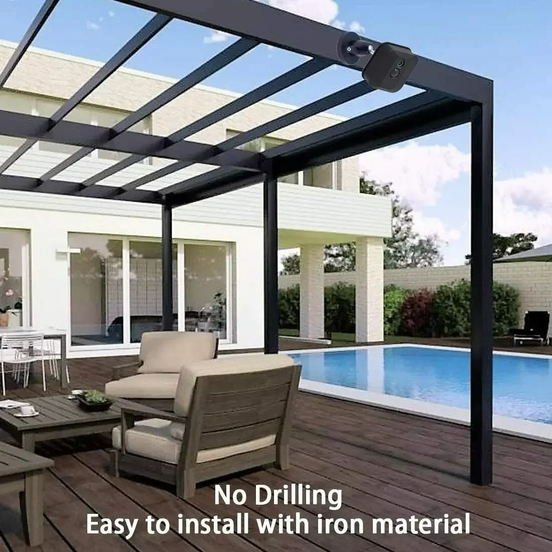 Arlo Camera Magnetic Mount Outside UYODM Pack Magnetic Wall