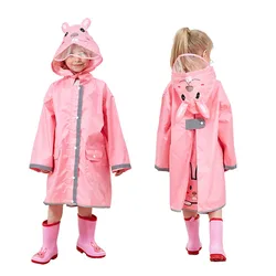 Manteau de pluie imperméable à capuche pour enfants, tenue de pluie, dessin animé 3d, une pièce, C22 