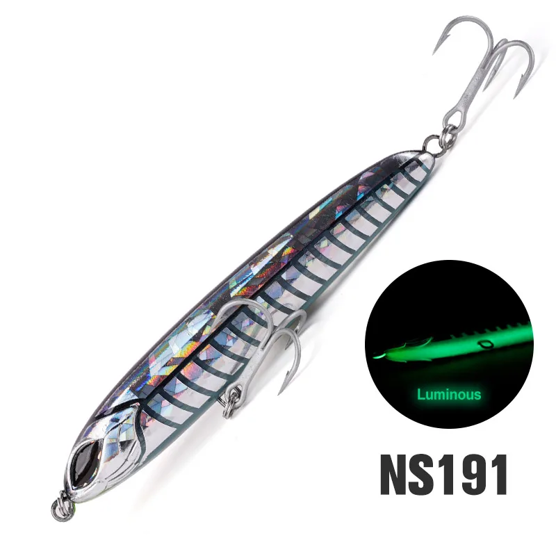Appâts durs Stickbait eau salée 110mm 45.8g Wobbler leurre artificiel grand cray