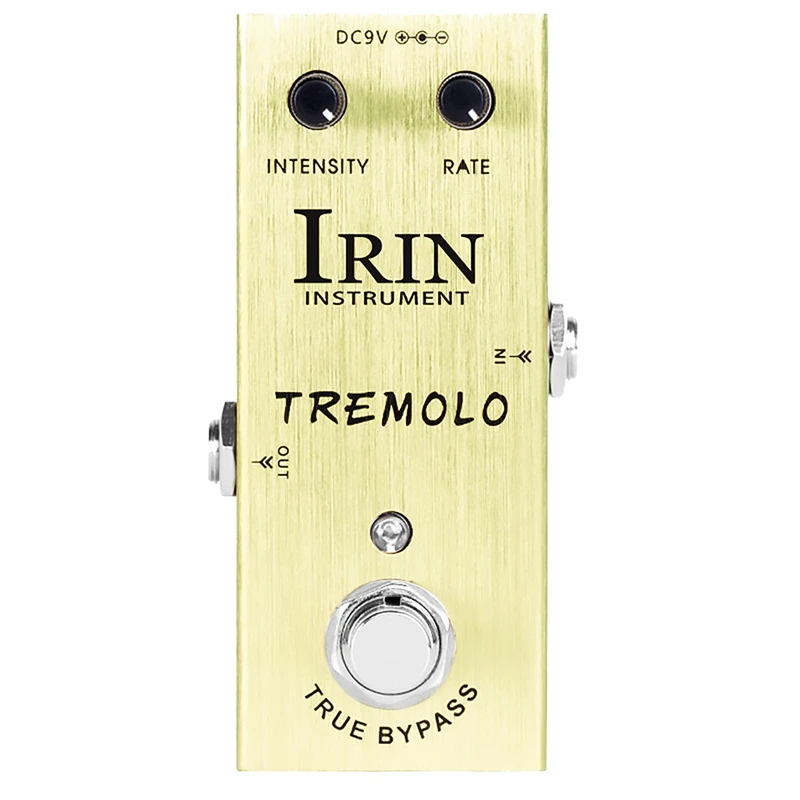 

IRIN Guitar Tremolo Effector хор с металлическим эффектом, профессиональный одноблочный маленький эффектор