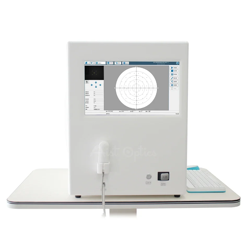 Automatic Eyeball Peripheral Vision Auto Perimeter Visual Field Analyzer with Printer Optical Instruments Ophthalmic Equipment