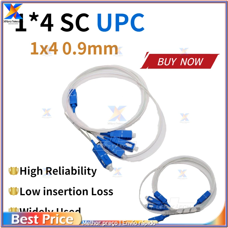 

Сплиттер ПЛК волокна СК/УПК оптически, мини стальная трубка, тип 1 КС4, 0,9 мм, микро-заключенный сплиттер