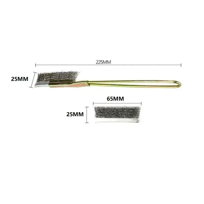 Wire Brush 1pc Metal Rust Remove Rust Brushes Steel Brass Nylon Cleaning Brushes Polishing Detail Metal Cleaning Tools