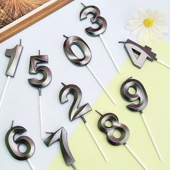 Black Opera House Number Birthday Candle 1