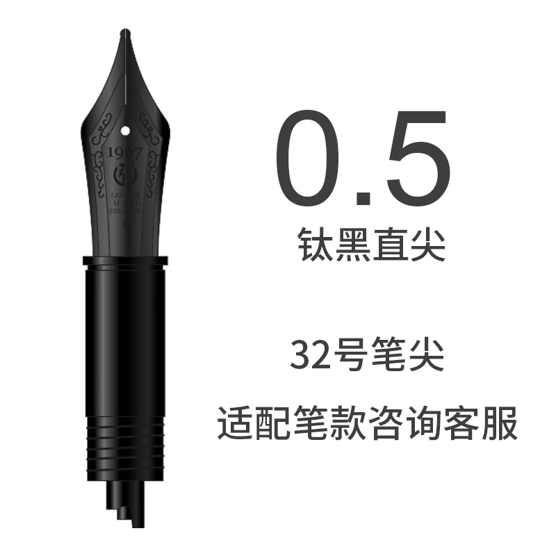 LT Hongdian 만년필 회전 분리형 휴대용 어셈블리 펜촉 모듈, 32 모델 펜촉, EF/F/벤트, 3 개