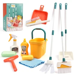 Ultimate Kids Cleaning Play Set - 12-Piece Housework Toy Kit (One set with box)
