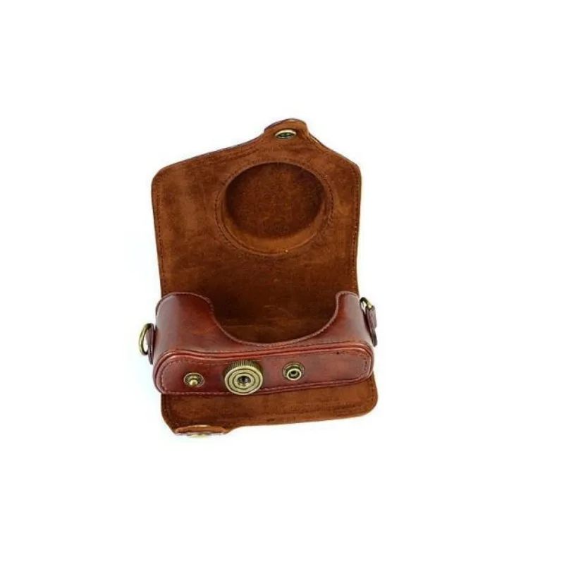 Per Canon Powershot Sx740 Hs Sx730 Sx720 Fotocamera Retro Pu Custodia In Pelle Borsa A Tracolla Shoot Custodia Protettiva Per Fotocamera Sx740 Sx730Hs