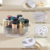 360 Rotating Lazy Susan Pantry Organizers and Storage Turntable Spice Rack  for Kitchen Countertop Dining Table,Pantry Cabinet,F 5