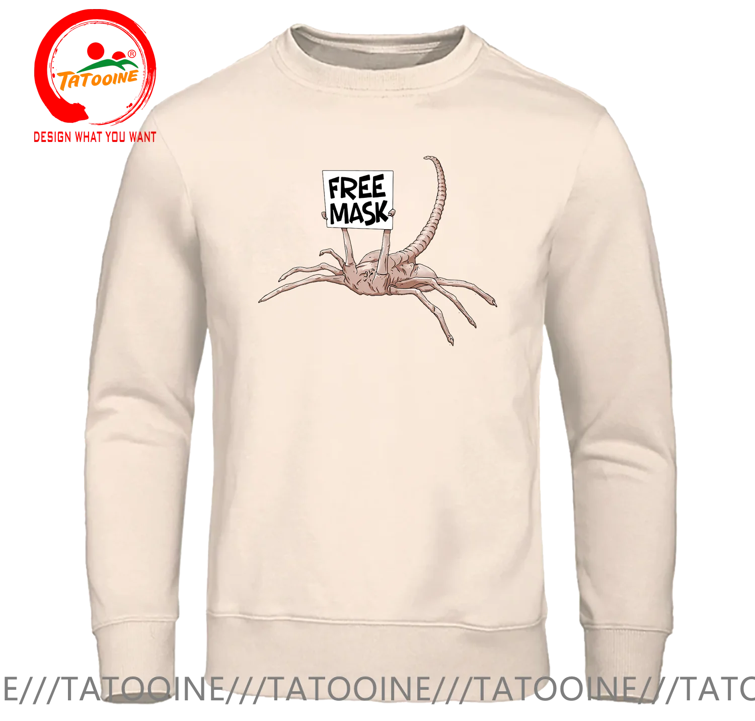 

Толстовки с капюшоном Alien Free, свитшот с принтом маски, уличная одежда в стиле хип-хоп, свитер с изображением скорпиона