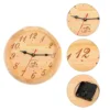 Sauna Wooden Clock Wall Decor Decorative Timer Room Equipment Steam for Hanging Digital 5