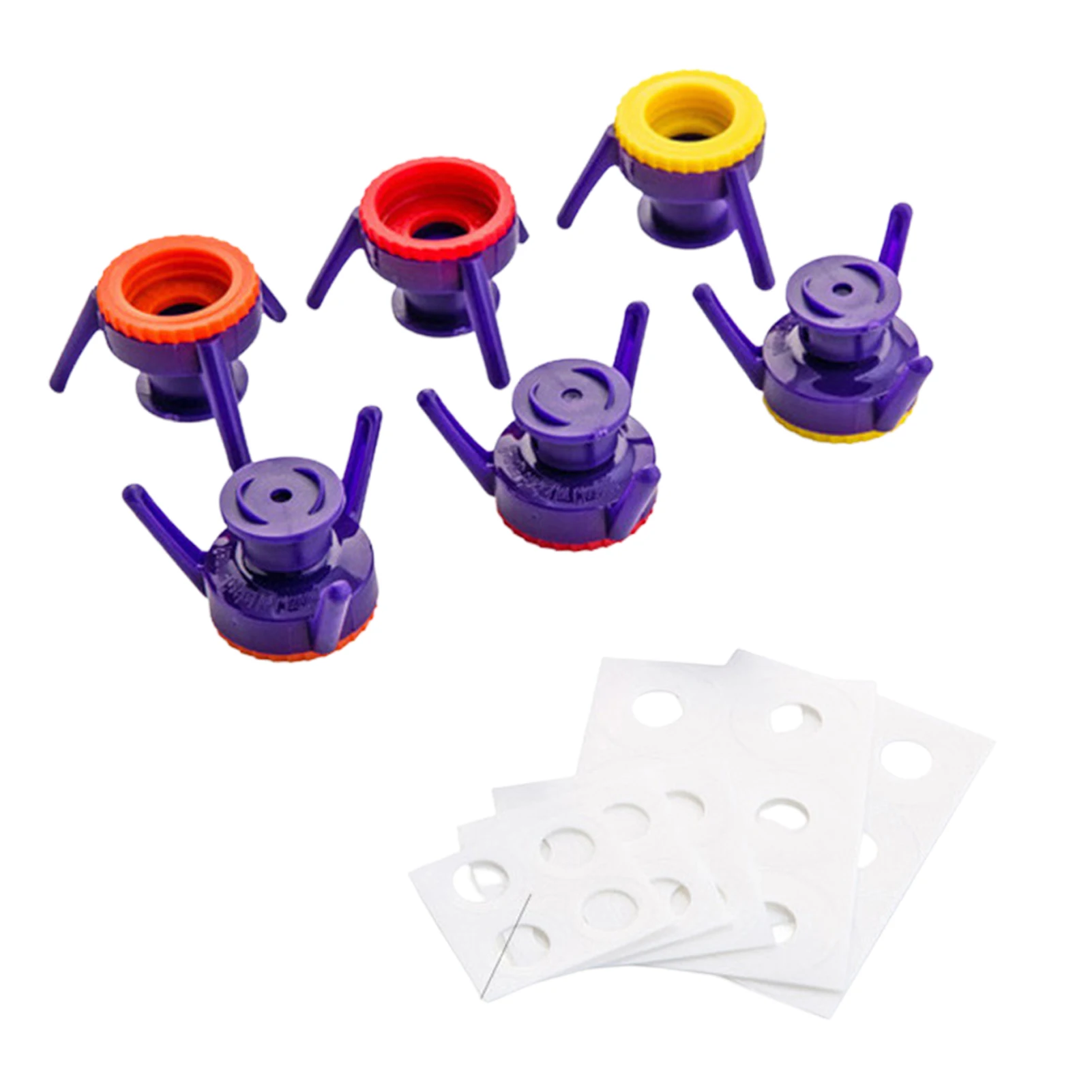 

6pcs Bottle Emptying Kit Multifunctional Bottle Emptying Kit Inverted Bottle Caps For Condiments And Beauty Products