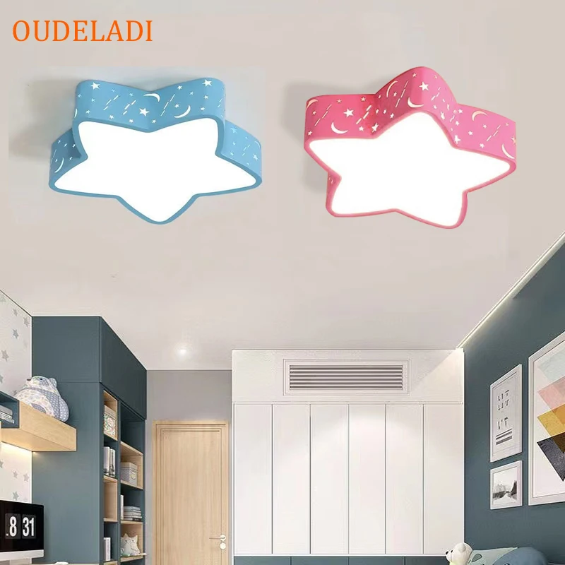 

Modern Children's bedroom creative LED stars Ceiling Lights Home decor living room lamp kindergarten lamp nursery room