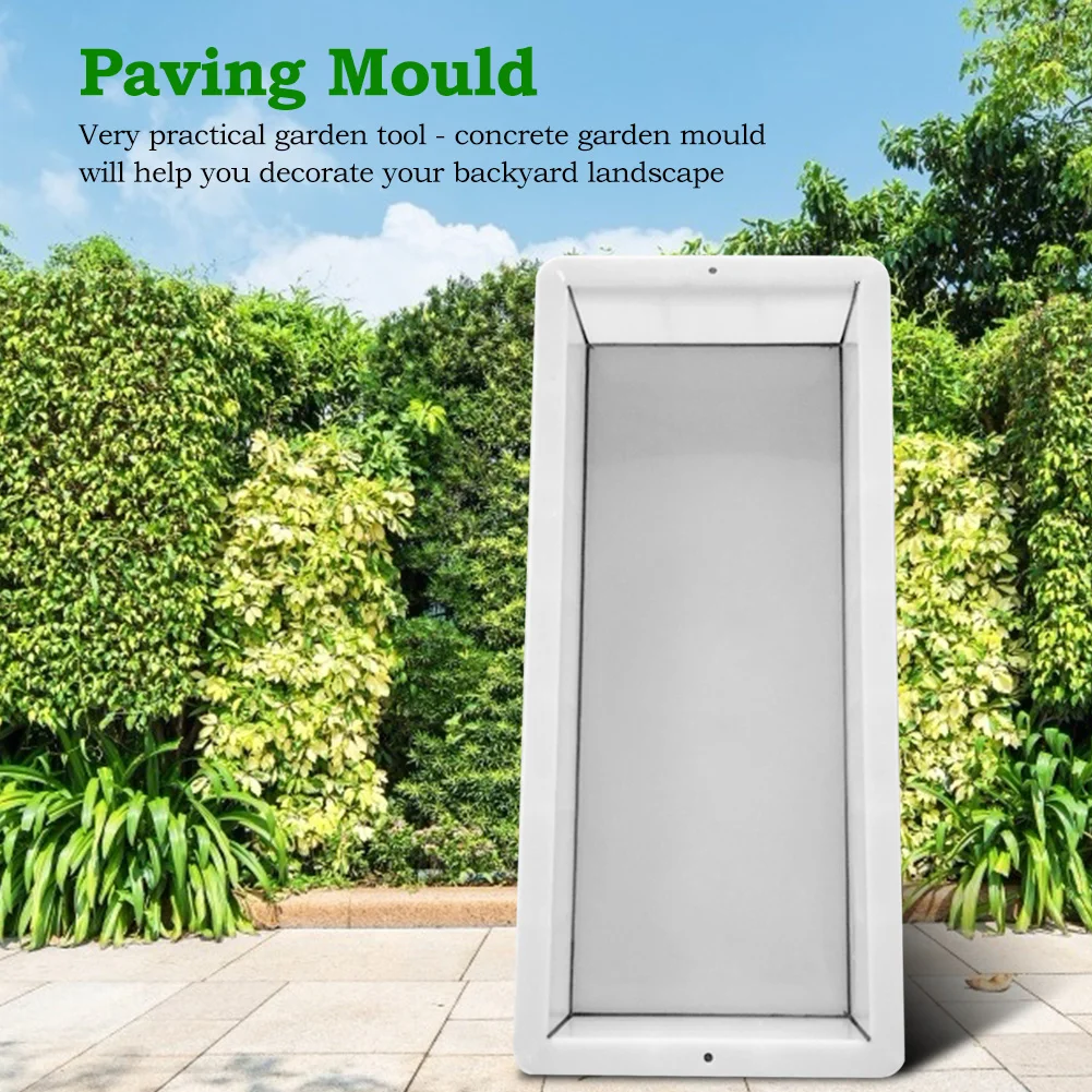 Garden Path Paving Moulds DIY Concrete Home Reusable Rectangle-shaped Stone Mold concrete molds garden path molds