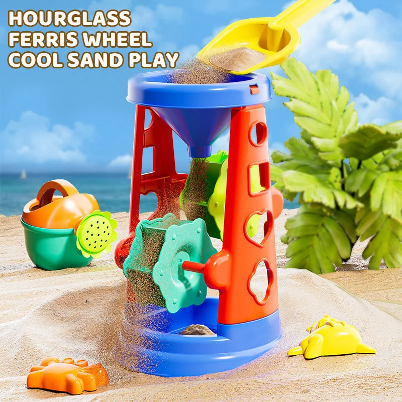 Kids Beach Toy Set Suitable for Boys and Girls to Play Outdoors with Sand, Summer Gardening, Digging Toys, Gifts - 2