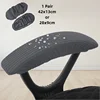 1 Pair Waterproofing Chair Armrest Cover Elastic Slipcover Dustproof Chair Elbow Arm Washable Office Computer Chair Arm Covers 1