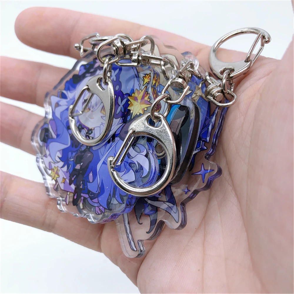 Game Honkai: Star Rail Robin Aventurine Acheron Cosplay Accessories Keychain Game Key Chain Pendant Cartoon Badge lovely Gifts anime ornament