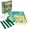 1PCS, English Scrabble Solitaire, Alphabet Chess, Alphabet Scrabble, Jigsaw Board Game for 2-4 players, board game。 1