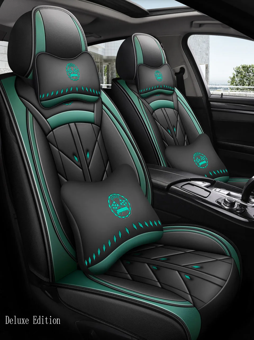Car Universal Seat Cover Breathable Pu Leather For Renault Kadjar Clio