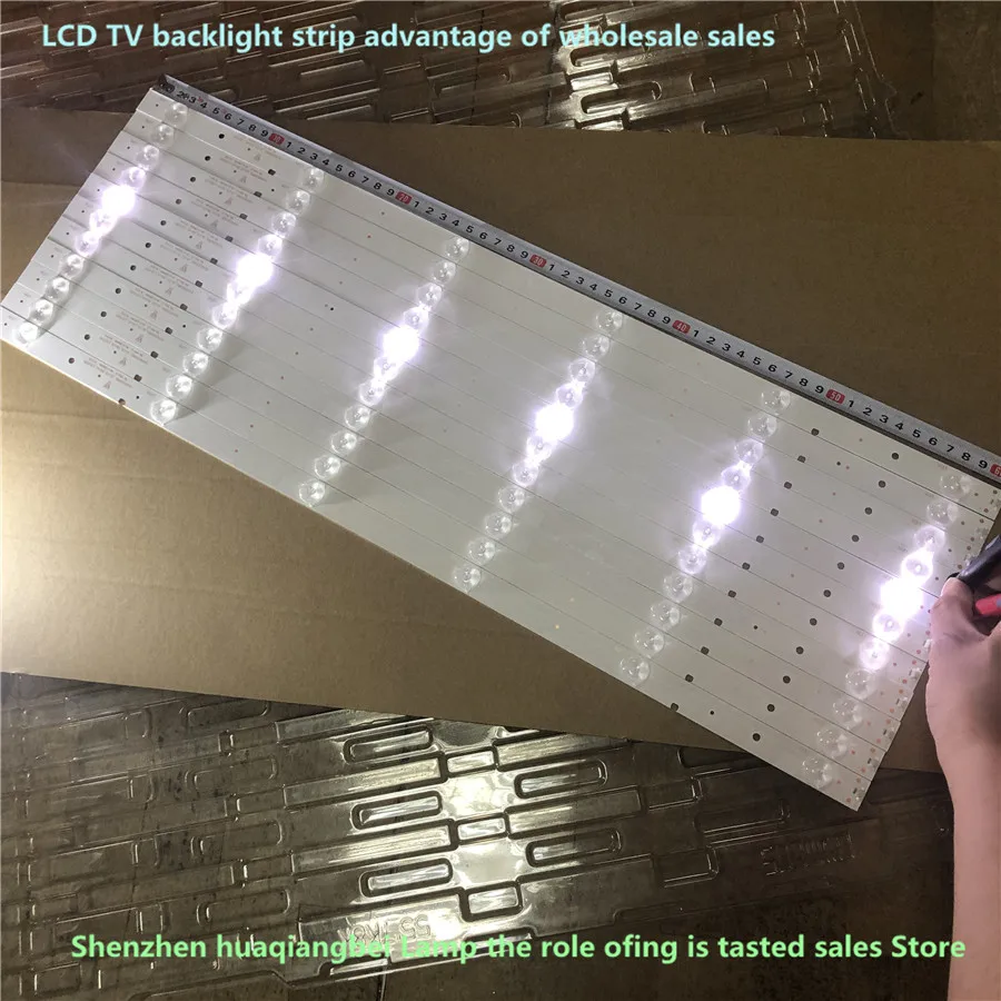 

FOR 1set=11pcs led backlight for LED55K20JD LED55EC290N LED55EC280JD 55K220 strip SVH550AB1-6LED-REV0-131030 new