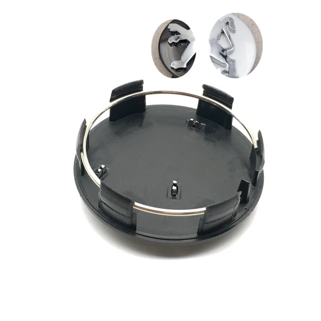 20Pcs Black/Silver Wheel Center Caps Hubs 60mm badge Fits for