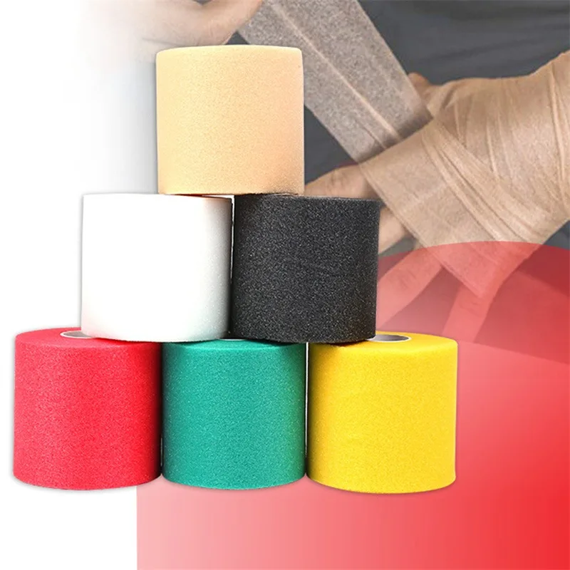 Schaum Verband Ellenbogen Knie Pads Film Schaum Underwrap Sport Pre-Wrap Für Sportliche Band Schwamm Haut Film Selbst-klebe Elastische – Detail 1