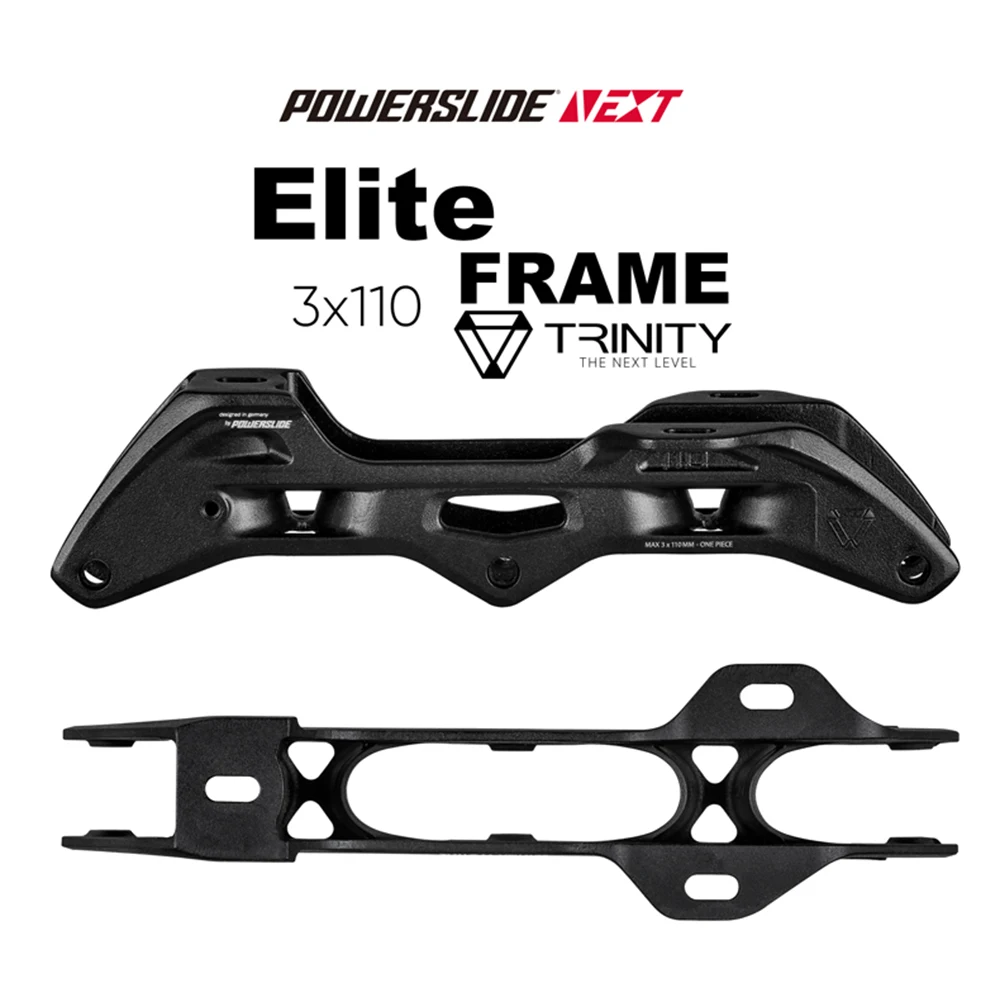 Powerslide NEXT Elite Frame Trinity Inline Skates Frames 3*110mm 3*125mm Skating Shoes Base TAU NEXT Patines