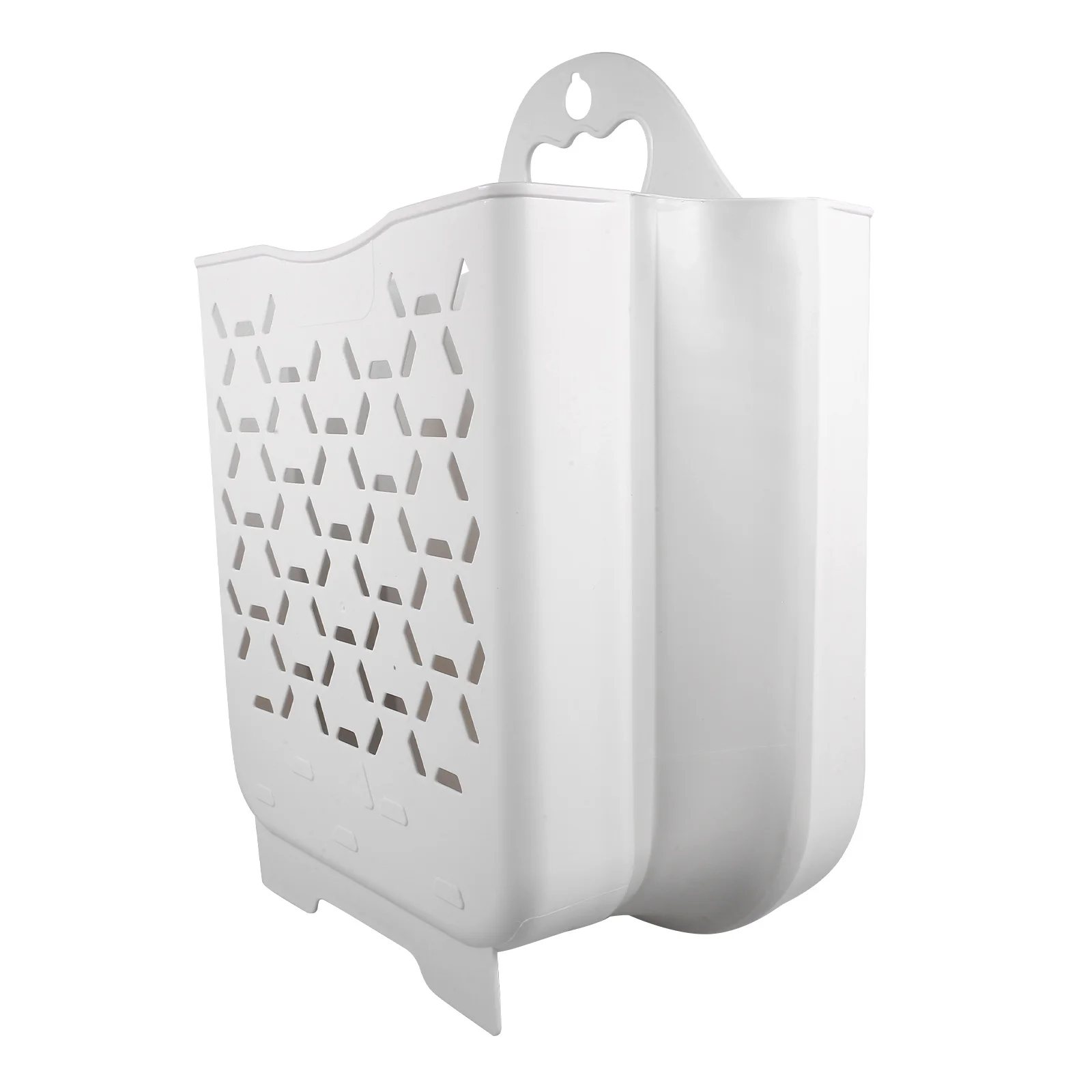 

Collapsible Bathroom Laundry Basket Wall-mounted Dirty Clothes Storage Basket Collapsable Laundry Bag Bathroom Laundry Organizer