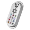 Menorah Jewish Gifts Mezuzah For Outside Goal Post Silver Paper Car Mounted Travel 2