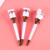 1Pc Cute Ball Pen Stationery Creative Funny Cartoon Pushable Toilet Poop Shit Stool Ballpoint Pen For School Home Office Supplie 3