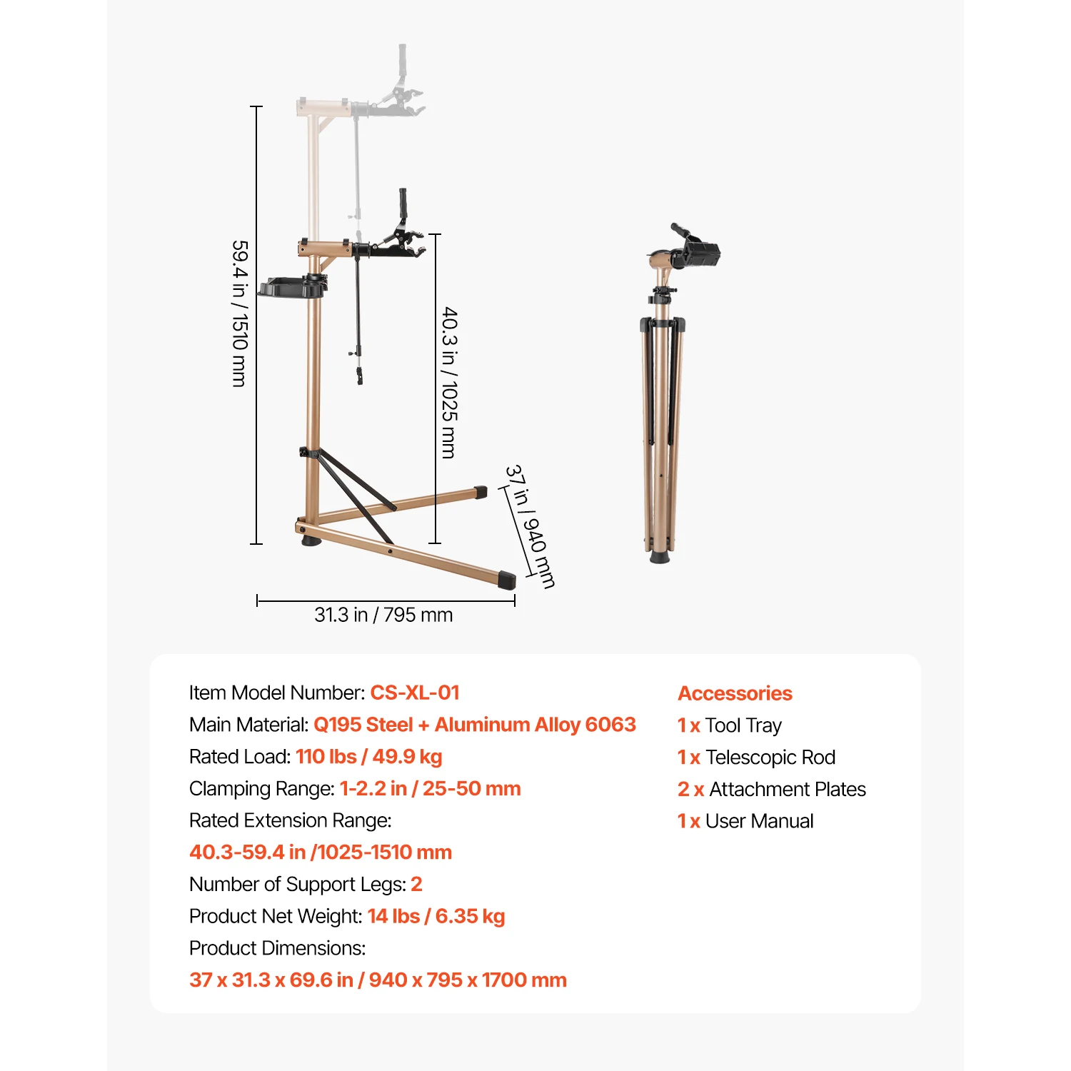 aluminum alloy 110lb