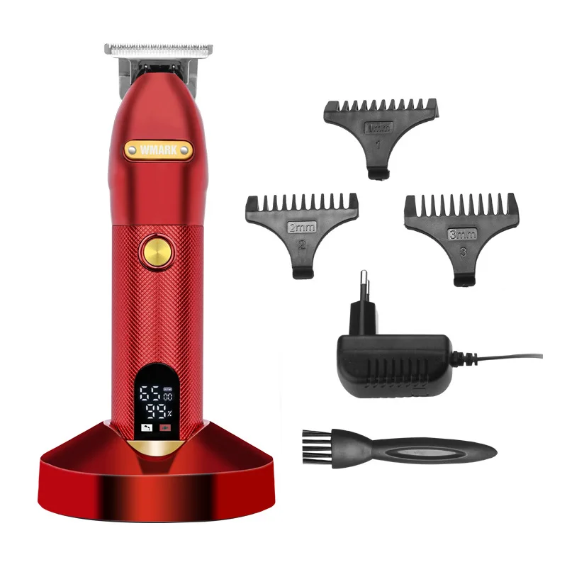 WMARK NG-203 digital hair clipper with base engraving Hair clipper