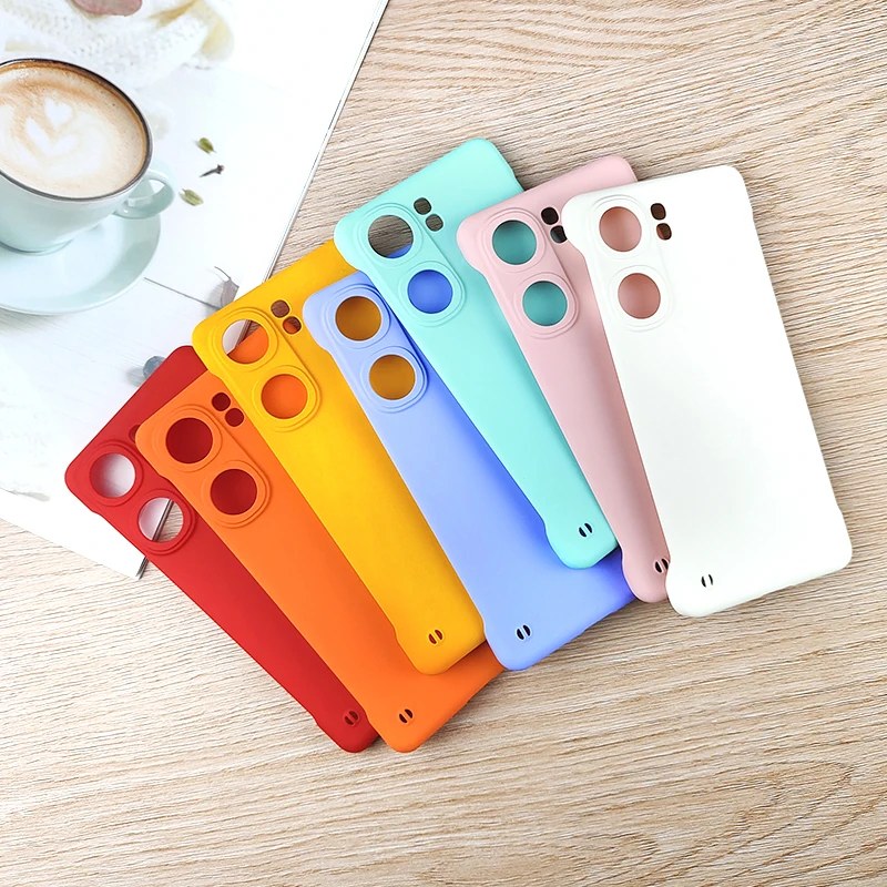 Frameless Slim Matte Shockproof Back Cover