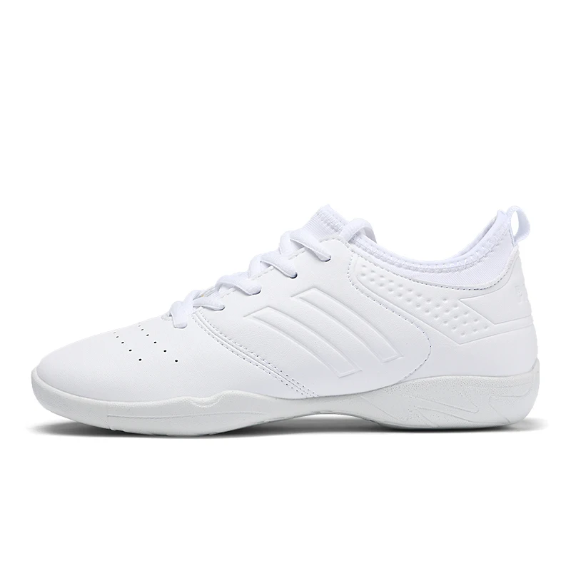 Marwoo cheerleading shoes Children's dance shoes Competitive aerobics shoes Fitness shoes Women's white jazz sports shoes 883
