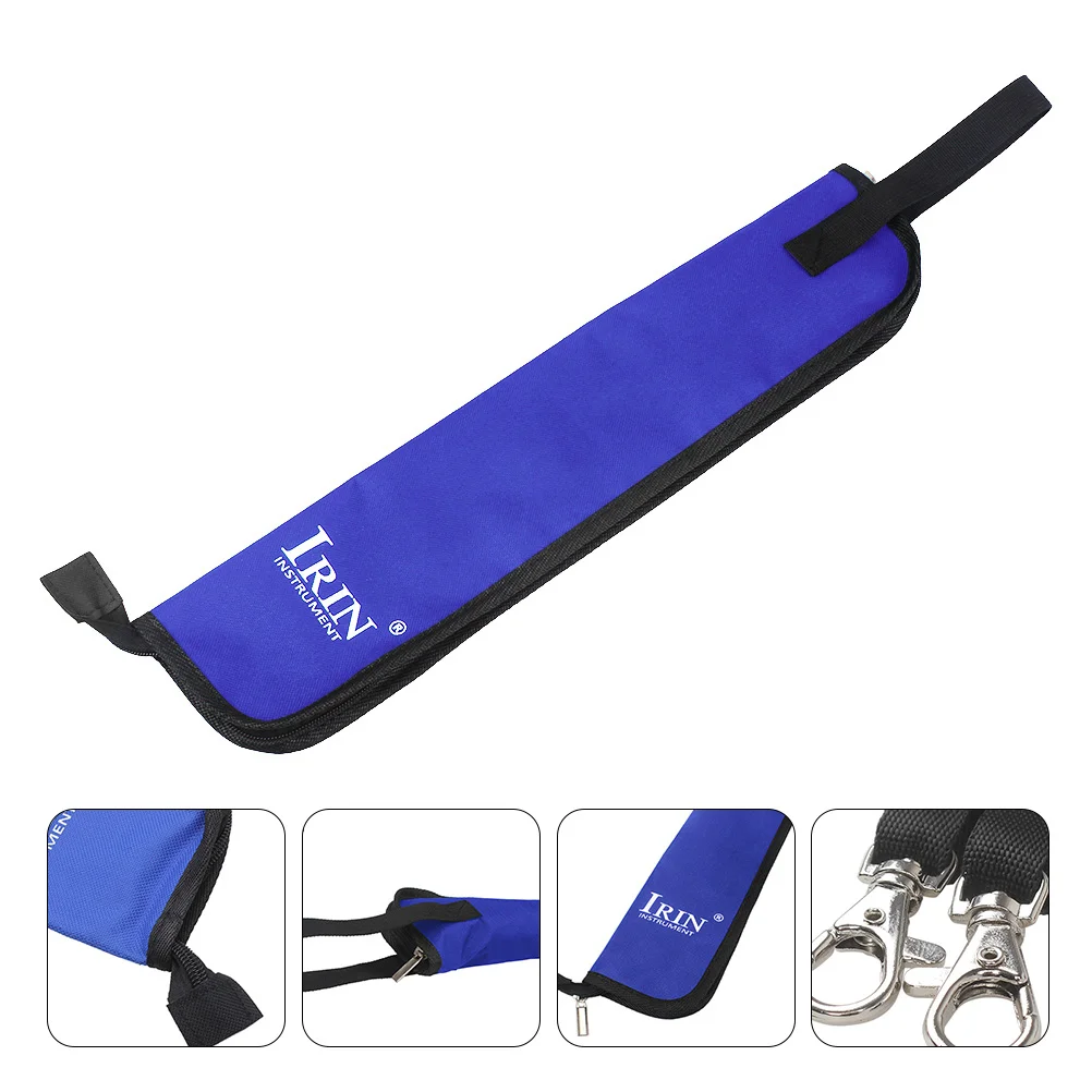 

Drum Bag Drumstick Stick Holder Brushes Handle Accessories Wire Mallet Jazz Handbag Storage Special Case Pouch Hanging With