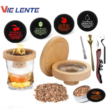 Premium Cocktail Smoker Kit for Whiskey & Bourbon Drinkers – Drink Infuser Set for Cocktails Ideal for Old Fashioned Cocktail