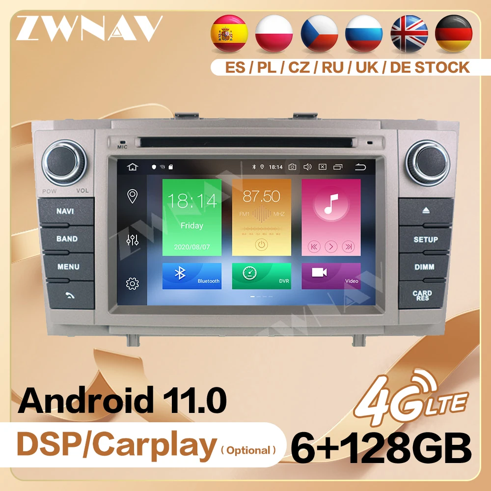 

Автомобильный радиоприемник 2009 2010 2011 2012 2013 2014 2016 для Toyota Avensis T27 Android 2 Din Carplay автомобильный экран Мультимедиа авто