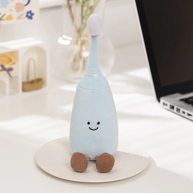 귀여운 치아 모양 봉제인형, 부드러운 치아 모양 장난감, 어린이용 치약 칫솔 데모, 양치질 학습 모델, 치과 의사 선물