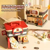Kids Piggy Bank Coffee Shop Pretend Play Toy Coin Savingbox Money Box Cash Container Children Gift Atm Machine Educational Toy 1