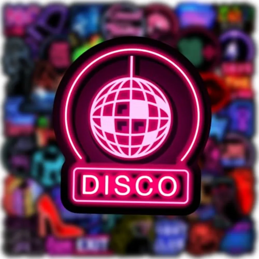 colorful vinyl stickers variety