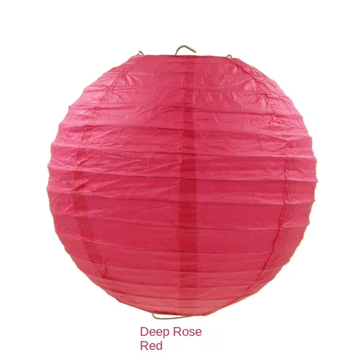 Farolillos de papel redondos chinos/japoneses multicolores para colgar en fiestas de bodas, decoración de cumpleaños, baby shower, suministros de bricolaje