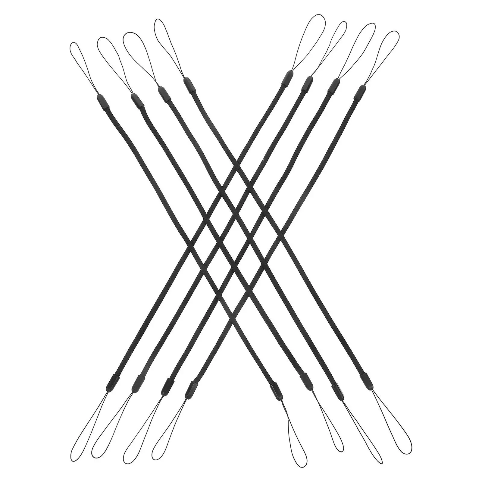 8Pcs 컴포트 핏 탄성 개폐식 끈(아이디 배지용) 페이스 마스크 스타일러스 펜 터치스크린 태블릿 드로잉 펜 테더 넥 스트랩
