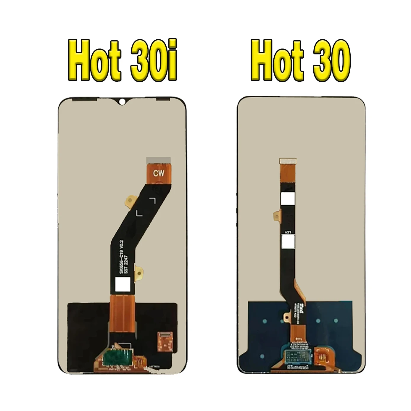 ׽Ʈ Ϸ LCD ġ ũ Ÿ, Infinix Hot 30 X6831  LCD ÷, Infinix Hot 30i NFC X669 X669C X669D